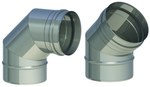 Kolano spalinowe SP 45° o130